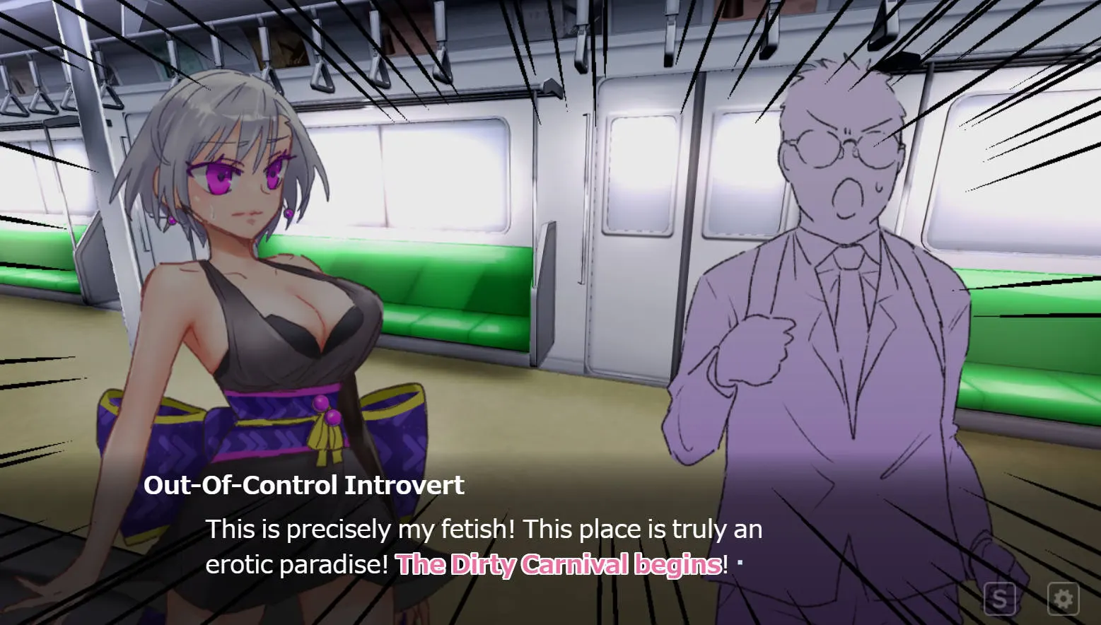 Shinobi Train: Ninja Rikune and the Pleasure-Falling Train screenshot 1